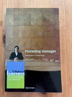 G. Topchick - Plotseling manager, G. Topchick, Sociale wetenschap, Ophalen of Verzenden, Zo goed als nieuw
