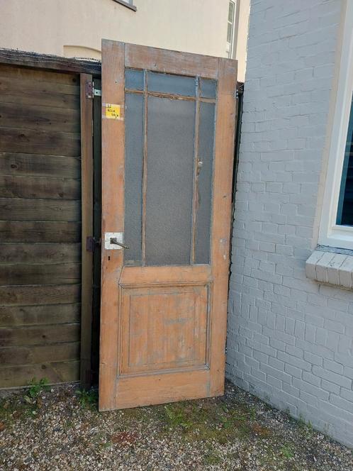 17 Antieke deuren - oude deuren - paneel deuren, Doe-het-zelf en Verbouw, Deuren en Horren, Zo goed als nieuw, Binnendeur, 200 tot 215 cm