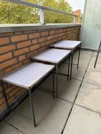 Tuintafeltjes 3x, Ophalen, Gebruikt, Rechthoekig