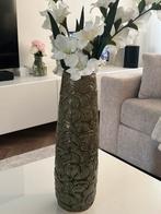 Groene vaas, Ophalen, Minder dan 50 cm, Groen, Glas
