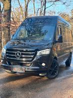 Mercedes Sprinter 319 L2H2 | 2023 | 3.5 ton | 360 cam, Auto's, Zwart, Mercedes-Benz, Diesel, Particulier