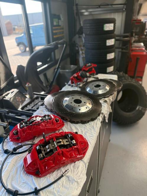 Audi RS6 C7 Remmen kit rondom - Gereviseerd - Rood, Auto-onderdelen, Remmen en Aandrijving, Audi, Nieuw, Ophalen