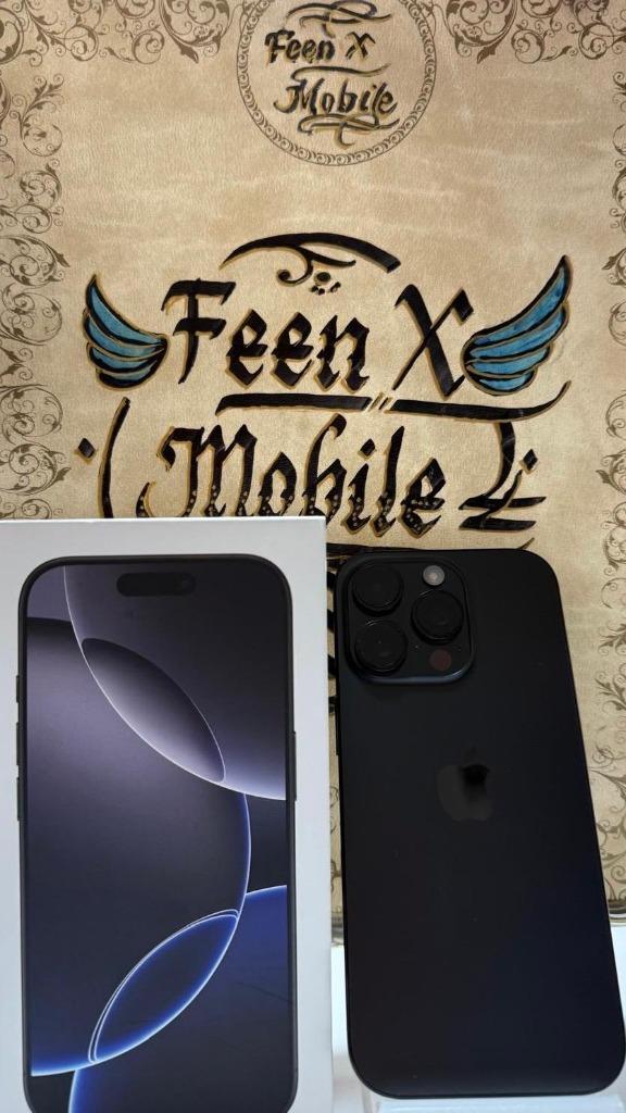 iPhone 16 Pro 128GB - Zwart Titanium - Batterijconditie 96%, Telecommunicatie, Mobiele telefoons | Apple iPhone, Nieuw, 128 GB