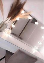 Make-up spiegel hollywood mirror 95x60 3 tinten wit, Huis en Inrichting, Woonaccessoires | Spiegels, Minder dan 50 cm, Ophalen of Verzenden