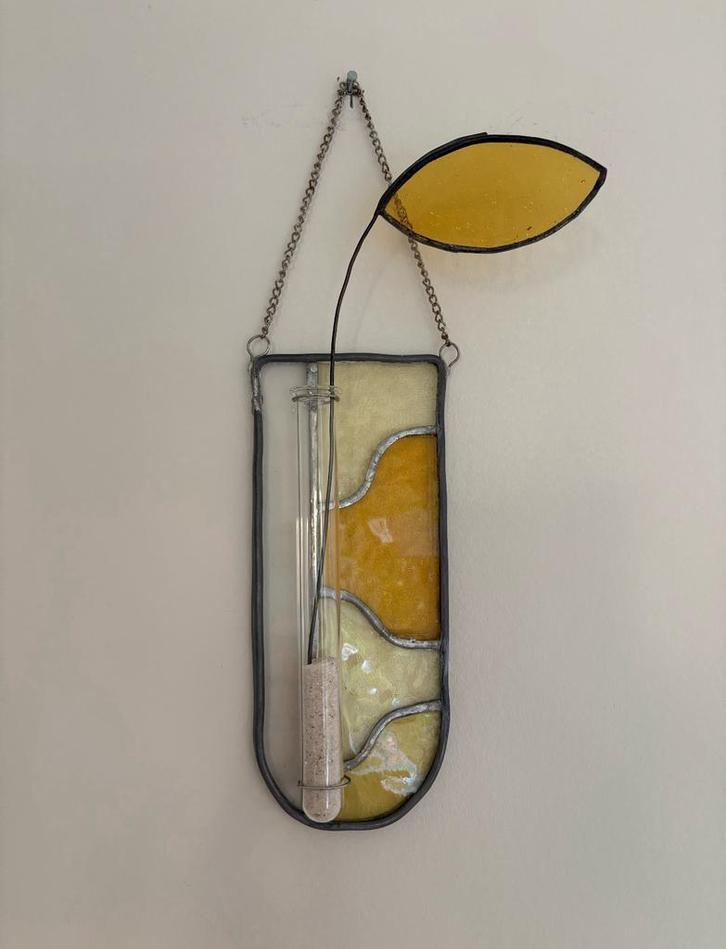 Glasdecoratie raamhanger glas in lood, Huis en Inrichting, Woonaccessoires | Overige, Nieuw, Ophalen of Verzenden