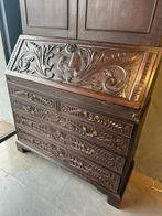 HENDRICKX  J.E. Elwell and Son. Bureau, laden en bovenkast., Antiek en Kunst, Antiek | Meubels | Kasten, Ophalen