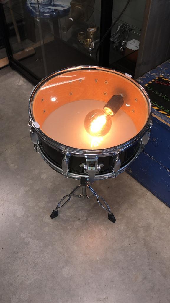 Designer Lamp, Huis en Inrichting, Lampen | Vloerlampen, Gebruikt, Minder dan 100 cm, Metaal, Ophalen