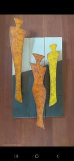 Abstract keramisch wandpaneel - Kunst aan de muur, Ophalen