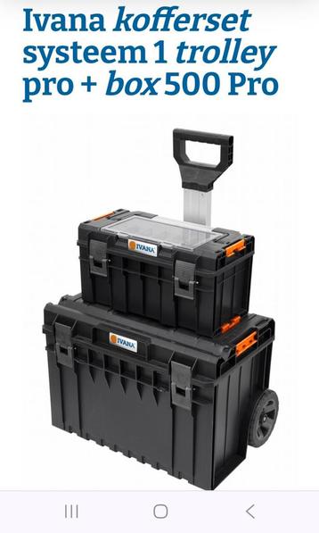 Ivana gereedschap koffer trolley set. beschikbaar voor biedingen
