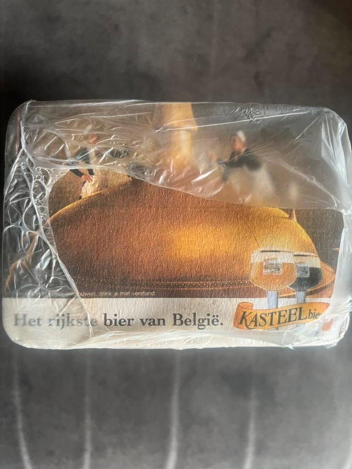 Bierviltjes Kasteelbier Belgie., Verzamelen, Biermerken, Nieuw, Flesje(s), Overige merken, Ophalen of Verzenden