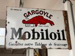 Vintage Gargoyle Mobiloil Emaille Reclamebord, Ophalen
