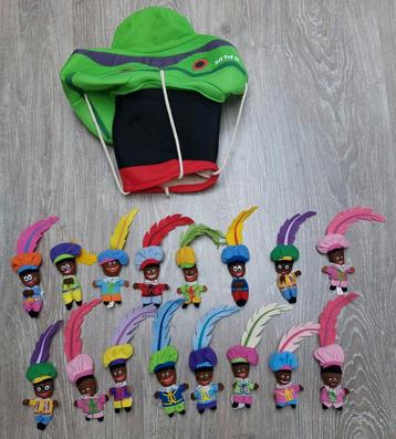 Stoomboot hoed met 16  zwarte pietjes beschikbaar voor biedingen