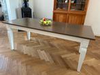 Eettafel 200x90 zes mensen, Huis en Inrichting, Tafels | Eettafels, Ophalen, Gebruikt, 200 cm of meer, 50 tot 100 cm