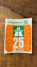 Vignet Zwitserland 2025 met bon, Tickets en Kaartjes