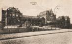 Groningen - Station met tram, Verzamelen, Ansichtkaarten | Nederland, Verzenden, Voor 1920, Gelopen, Groningen