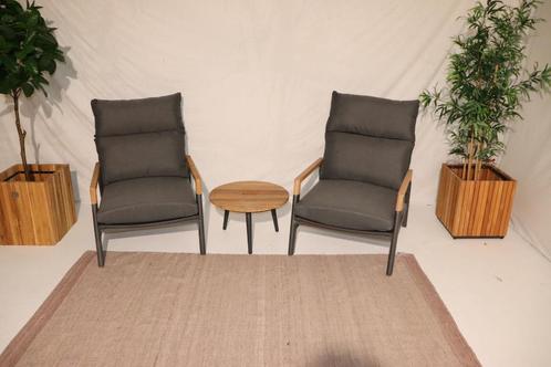 2 suns loungestoelen #37, Tuin en Terras, Tuinsets en Loungesets, Zo goed als nieuw, Tuinset, 2 zitplaatsen, Bijzettafel, Stoel