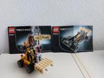 Lego Technic set 8290-1 -2 mini vorkheftruck met boekjes, Complete set, Ophalen of Verzenden, Lego, Zo goed als nieuw