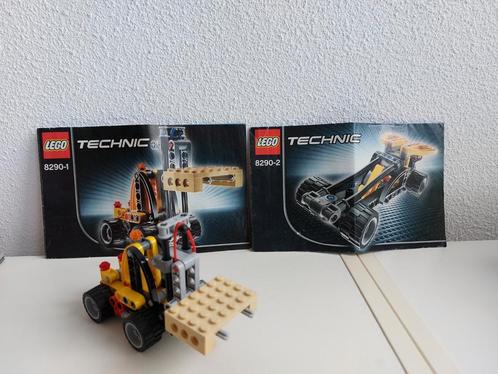 Lego Technic set 8290-1 -2 mini vorkheftruck met boekjes, Kinderen en Baby's, Speelgoed | Duplo en Lego, Zo goed als nieuw, Lego