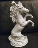 Vintage Porseleinen Steigerend Paard Beeld, Verzenden