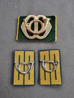 Setje Regiment Garde Jagers ( natosluiting), Verzamelen, Ophalen of Verzenden, Landmacht, Nederland, Embleem of Badge