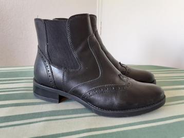 Zwart leren laarsjes 5th Avenue Lavorazione Artigiana 39 ! beschikbaar voor biedingen