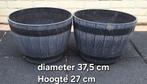 Bloembakken rond en vierkant, Tuin en Terras, Bloembakken en Plantenbakken, Ophalen, Tuin