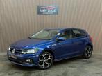 Volkswagen Polo 1.0 TSI R-L-line 2017 DSG VIRTUAL LED CAMERA, Gebruikt, 95 pk, Blauw, Alcantara