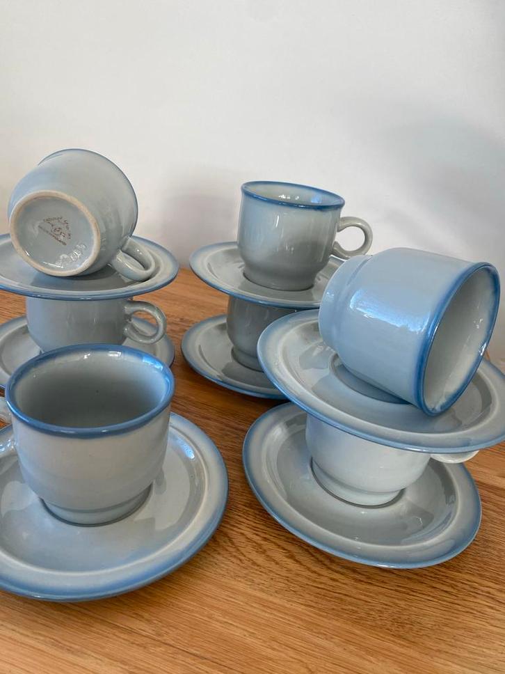 Vintage Pruszkow Kop en Schotels Set, Huis en Inrichting, Keuken | Servies, Gebruikt, Kop(pen) en/of Schotel(s), Overige stijlen