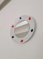 Zo goed als nieuw!: wandspiegel in vintage porseleine bord, Huis en Inrichting, Woonaccessoires | Spiegels, Minder dan 50 cm, Ophalen of Verzenden