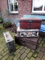 metalen koffer, hutkoffer, trunk, Minder dan 50 cm, Gebruikt, 50 tot 100 cm, Ophalen of Verzenden