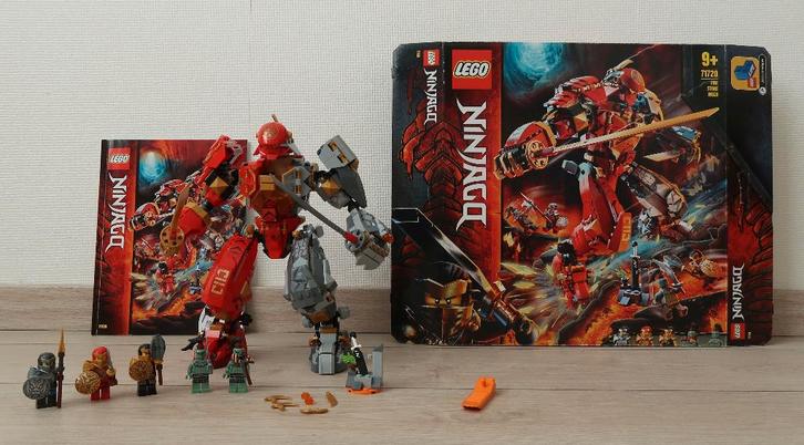 LEGO Ninjago 71720 Fire stone mech - Compleet met doos, Kinderen en Baby's, Speelgoed | Duplo en Lego, Zo goed als nieuw, Lego