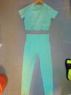 Mintgroene Seamless Sportset  | Maat M, Kleding | Dames, Maat 38/40 (M), Ophalen of Verzenden, Mint, Groen