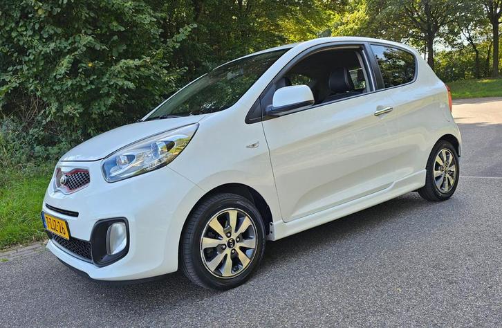 Kia Picanto 1.0 CVVT X-treme NL Auto ! 2e Eig ! Led ! Leder, Auto's, Kia, Bedrijf, Te koop, Picanto, ABS, Airbags, Airconditioning