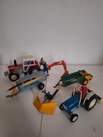 Britains Farm Tractors met Werktuigen, Hobby en Vrije tijd, Ophalen of Verzenden, Gebruikt, Tractor of Landbouw, Britains