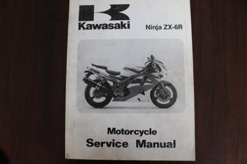 Kawasaki Ninja ZX6R 1995 service manual ZX600 F1 ZX 6R beschikbaar voor biedingen