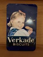 Bewaarblik Verkade Biscuits (1990), Verzamelen, Blikken, Ophalen of Verzenden, Zo goed als nieuw, Koek(jes), Verkade