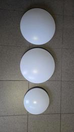 3 plafondlampen 2x 40cm / 1x 30cm, Ophalen of Verzenden, Zo goed als nieuw, Kunststof