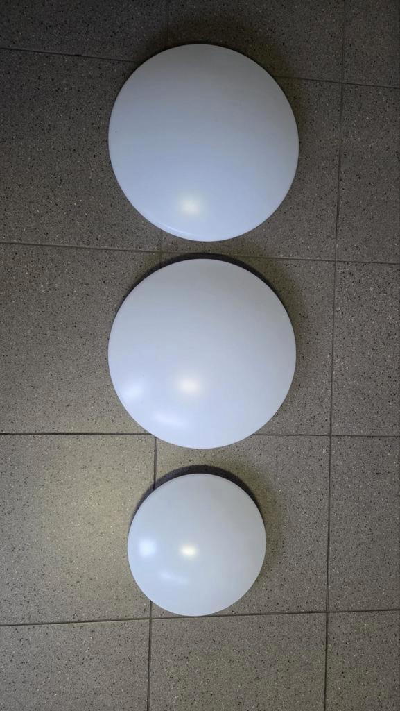 3 plafondlampen 2x 40cm / 1x 30cm, Huis en Inrichting, Lampen | Plafondlampen, Zo goed als nieuw, Kunststof, Ophalen of Verzenden