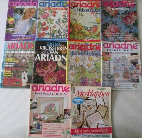 Borduren,Kruissteek,boekjes,Ariadne Extra kruissteken,bladen, Hobby en Vrije tijd, Borduren en Borduurmachines, Zo goed als nieuw