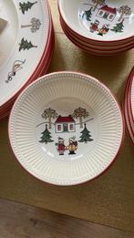 Compote pap kerst schaaltjes Wedgwood Windsor Christmas, Huis en Inrichting, Keuken | Servies, Nieuw, Ophalen of Verzenden, Schaal of Schalen