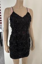 Zwart jurk Shein maat S, Kleding | Dames, Verzenden, Zwart, Zo goed als nieuw, Maat 36 (S)