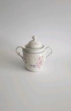 Prachtige Franse pot met deksel bloemetjes servies brocante, Antiek en Kunst, Curiosa en Brocante, Ophalen of Verzenden