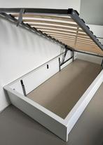 Herdla IKEA Bed met Opbergruimte met matras en beddengoed, Huis en Inrichting, Slaapkamer | Bedden, Ophalen, Gebruikt, 90 cm, Eenpersoons