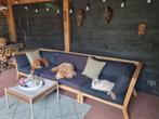 Karwei houten loungeset, Tuin en Terras, Tuinsets en Loungesets, Ophalen, Gebruikt, Hout