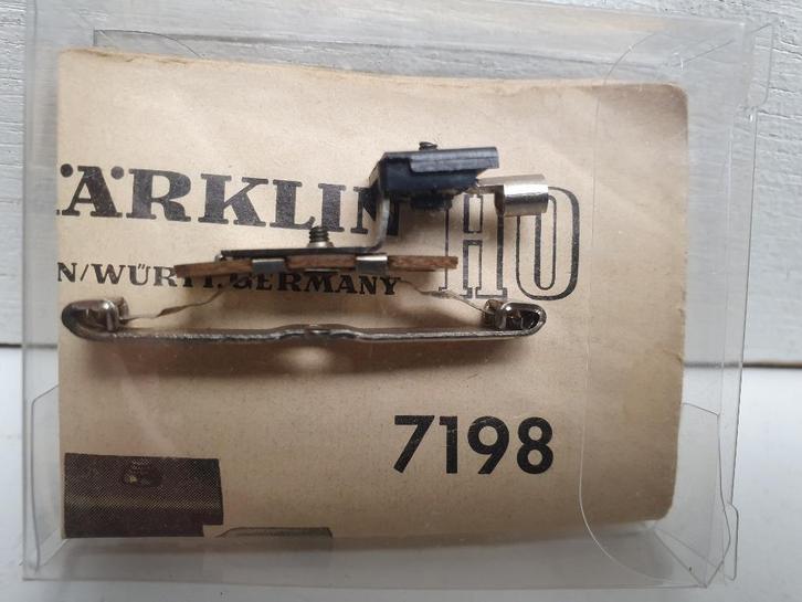 MARKLIN H0 7198 Sleepcontact (met handleiding) voor 7077, Hobby en Vrije tijd, Modeltreinen | H0, Gebruikt, Wagon, Wisselstroom