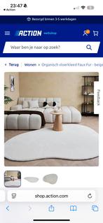 Nieuw organisch vloerkleed - super zacht!, Huis en Inrichting, Stoffering | Tapijten en Kleden, Beige, 150 tot 200 cm, Ophalen of Verzenden