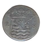 Zeeland 2 Stuiver 1745, Postzegels en Munten, Munten | Nederland, Vóór koninkrijk, Zilver, Losse munt, Overige waardes