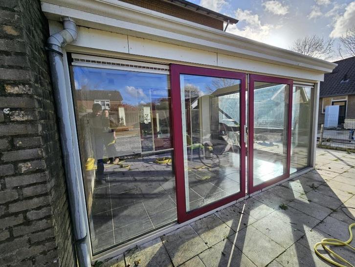 serre aluminium, Tuin en Terras, Overkappingen, Gebruikt, Serre, Ophalen