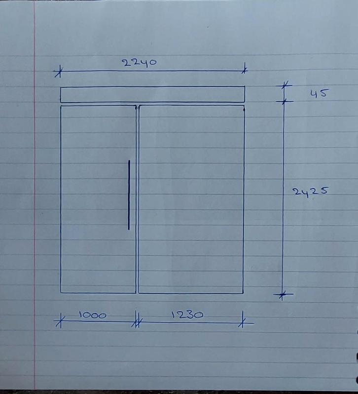 Taatsdeuren glas rvs dorma, Doe-het-zelf en Verbouw, Kozijnen en Schuifpuien, Gebruikt, Raamkozijn, Hout, 75 tot 150 cm, Ophalen