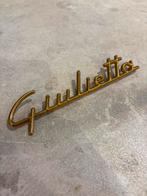 Alfa Romeo Giulietta TI Logo - Goudkleurig Vintage, Gebruikt, Achterklep, Ophalen of Verzenden, Alfa Romeo